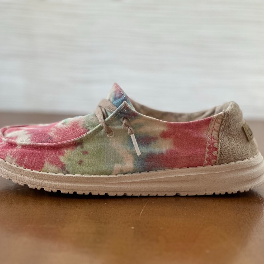 Hey Dude Women's Wendy Boho Mandala Tie Dye Size 7 Women’s Shoes
